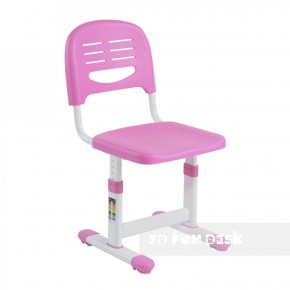Комплект парта + стул трансформеры Cantare Pink в Реже - rezh.mebel-74.com | фото