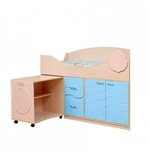 Набор мебели для детской Юниор -12.2 (700*1860) МДФ матовый в Реже - rezh.mebel-74.com | фото