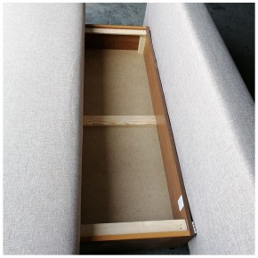 Диван-кровать Комфорт без подлокотников BALTIC BITTER (4 подушки) в Реже - rezh.mebel-74.com | фото