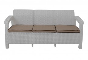 Диван Yalta Premium Sofa 3 Set (Ялта) белый (+подушки под спину) в Реже - rezh.mebel-74.com | фото
