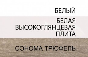 Комод 3D-2S/TYP 40, LINATE ,цвет белый/сонома трюфель в Реже - rezh.mebel-74.com | фото