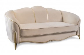 Комплект мягкой мебели Lara 3-1-1 с раскладным механизмом (бежевый/золото) в Реже - rezh.mebel-74.com | фото