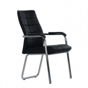 Кресло Barneo K-14 для посетителей и переговорных (черный) в Реже - rezh.mebel-74.com | фото