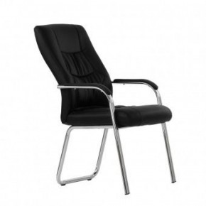 Кресло Barneo K-15 для посетителей и переговорных (черный) в Реже - rezh.mebel-74.com | фото