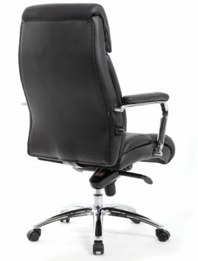 Кресло BRABIX PREMIUM "Phaeton EX-502" (кожа с компаньоном, хром, черное) 530882 в Реже - rezh.mebel-74.com | фото