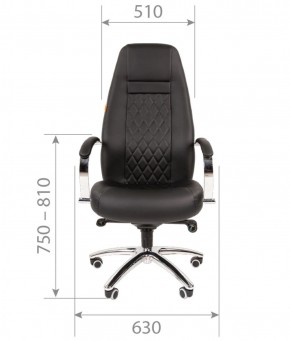 Кресло для руководителя CHAIRMAN 950 (Экокожа) Черное в Реже - rezh.mebel-74.com | фото