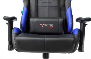 Кресло игровое Бюрократ VIKING 5 AERO BLUE черный/синий в Реже - rezh.mebel-74.com | фото