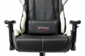 Кресло игровое Бюрократ VIKING 5 AERO WHITE черный/белый в Реже - rezh.mebel-74.com | фото