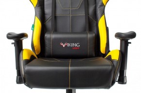 Кресло игровое Бюрократ VIKING 5 AERO YELLOW черный/желтый в Реже - rezh.mebel-74.com | фото