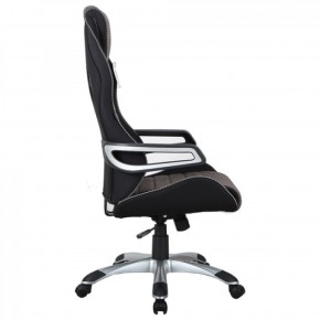 Кресло компьютерное BRABIX Techno GM-002 (ткань) черное/серое, вставки белые (531815) в Реже - rezh.mebel-74.com | фото
