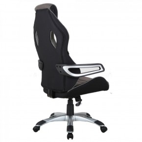 Кресло компьютерное BRABIX Techno GM-002 (ткань) черное/серое, вставки белые (531815) в Реже - rezh.mebel-74.com | фото
