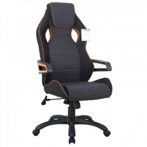 Кресло компьютерное BRABIX Techno Pro GM-003 (ткань черное/серое, вставки оранжевые) 531813 в Реже - rezh.mebel-74.com | фото