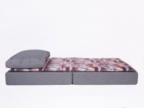 Кресло-кровать бескаркасное Харви (серый-квадро азур) в Реже - rezh.mebel-74.com | фото