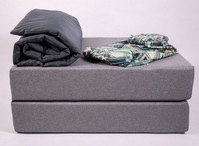 Кресло-кровать-пуф бескаркасное Прайм (мехико серый-графит) в Реже - rezh.mebel-74.com | фото