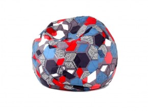 Кресло-мешок Мяч M (Geometry Slate) в Реже - rezh.mebel-74.com | фото