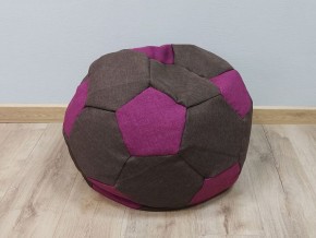 Кресло-мешок Мяч S (Savana Chocolate-Savana Berry) в Реже - rezh.mebel-74.com | фото