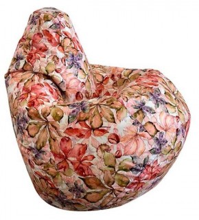 Кресло-мешок Цветы L в Реже - rezh.mebel-74.com | фото