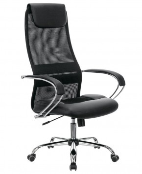 Кресло офисное BRABIX PREMIUM "Stalker EX-608 CH" (хром, ткань-сетка/кожзам, черное) 532091 в Реже - rezh.mebel-74.com | фото