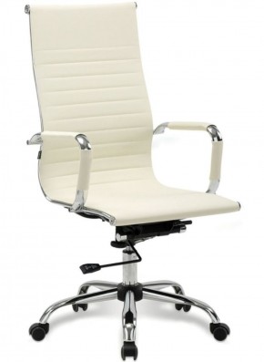 Кресло офисное BRABIX "Energy EX-509" (экокожа, хром, бежевое) 531166 в Реже - rezh.mebel-74.com | фото