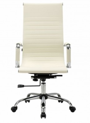 Кресло офисное BRABIX "Energy EX-509" (экокожа, хром, бежевое) 531166 в Реже - rezh.mebel-74.com | фото