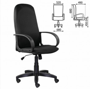 Кресло офисное BRABIX "Praktik EX-279" (ткань JP/кожзам, черное) 532019 в Реже - rezh.mebel-74.com | фото