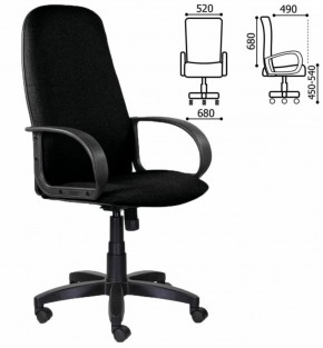 Кресло офисное BRABIX "Praktik EX-279" (ткань/кожзам, черное) 532017 в Реже - rezh.mebel-74.com | фото