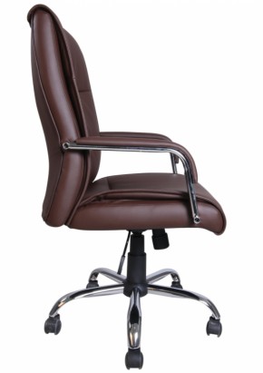 Кресло офисное BRABIX "Space EX-508" (экокожа, хром, коричневое) 531164 в Реже - rezh.mebel-74.com | фото