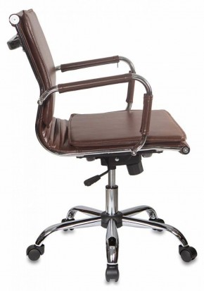 Кресло руководителя Бюрократ CH-993-LOW/BROWN коричневый в Реже - rezh.mebel-74.com | фото
