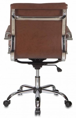 Кресло руководителя Бюрократ CH-993-LOW/BROWN коричневый в Реже - rezh.mebel-74.com | фото