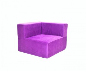 Кресло-угловое-модуль бескаркасное Тетрис 30 (Фиолетовый) в Реже - rezh.mebel-74.com | фото