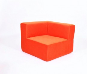 Кресло-угловое-модуль бескаркасное Тетрис 30 (Оранжевый) в Реже - rezh.mebel-74.com | фото