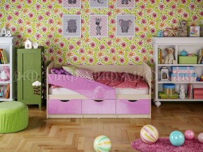 Кровать Бабочки (Сиреневый металлик) 1600 в Реже - rezh.mebel-74.com | фото