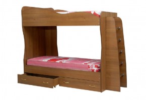 Кровать детская 2-х ярусная Юниор-1 (800*2000) ЛДСП в Реже - rezh.mebel-74.com | фото