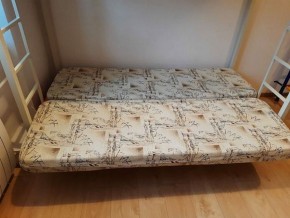 Кровать двухъярусная с диваном "Мадлен" (Серый/Фиолетовый) в Реже - rezh.mebel-74.com | фото