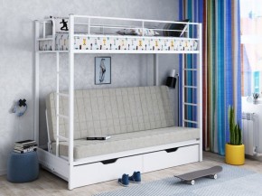Кровать двухъярусная с диваном "Мадлен-ЯЯ" с ящиками в Реже - rezh.mebel-74.com | фото