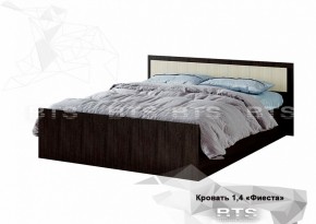 Кровать Фиеста 1400 LIGHT + Проложки LIGHT 1400 ДСП (Венге/Лоредо) в Реже - rezh.mebel-74.com | фото