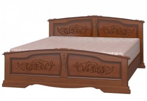 ЕЛЕНА Кровать из массива 1200 (Орех) в Реже - rezh.mebel-74.com | фото