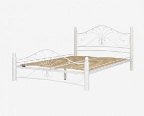 Кровать "Фортуна 1" КМД 2.01 Белая (1200*2000) (ножки-белые) с коваными элементами в Реже - rezh.mebel-74.com | фото