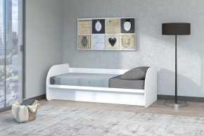Кровать Сказка с ПМ 900 (Белый текстурный) в Реже - rezh.mebel-74.com | фото