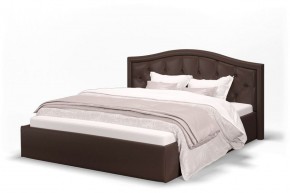 Кровать Стелла 1200 + Основание (Лесмо brown) коричневый в Реже - rezh.mebel-74.com | фото