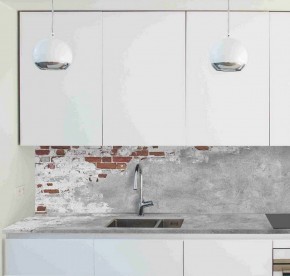 Кухонный фартук со столешницей (А-01) в едином стиле (3050 мм) в Реже - rezh.mebel-74.com | фото