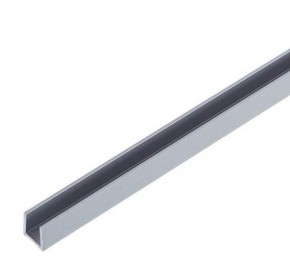 Планка торцевая "П" 4 мм для стеновой панели (алюминий) в Реже - rezh.mebel-74.com | фото
