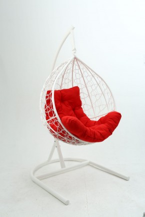 Подвесное кресло Бароло (белый/красный) в Реже - rezh.mebel-74.com | фото