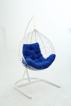 Подвесное кресло Бароло (белый/синий) в Реже - rezh.mebel-74.com | фото