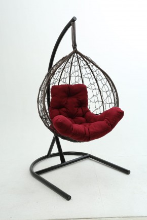Подвесное кресло Бароло (коричневый/бордо) в Реже - rezh.mebel-74.com | фото