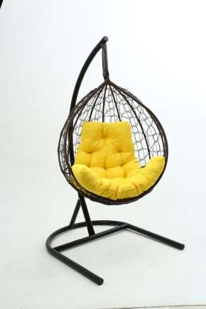 Подвесное кресло Бароло (коричневый/желтый) в Реже - rezh.mebel-74.com | фото