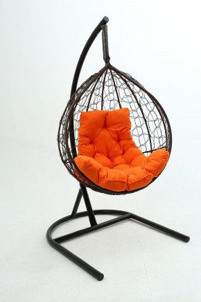 Подвесное кресло Бароло (коричневый/оранжевый) в Реже - rezh.mebel-74.com | фото