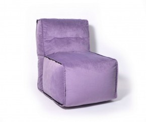 Прямое модульное бескаркасное кресло Комфорт (Фиолет велюр) в Реже - rezh.mebel-74.com | фото