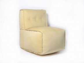 Прямое модульное бескаркасное кресло Комфорт (Желтый велюр) в Реже - rezh.mebel-74.com | фото