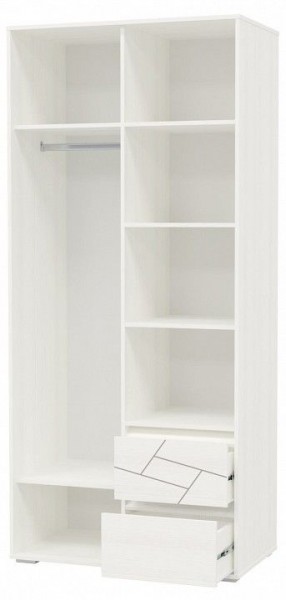 Шкаф 2-х дверный с ящиками АДЕЛИНА (4-4831рам.б) в Реже - rezh.mebel-74.com | фото
